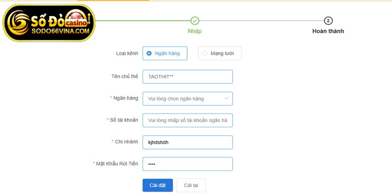 Quy trình rút tiền SODO66 được xây dựng đơn giản, minh bạch